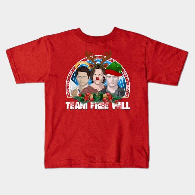 Deck the Halls with TFW Kids T-Shirt by potatonomad